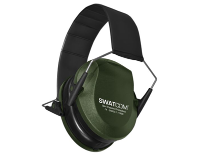 Swatcom Slim Passive Ear Defenders - Green